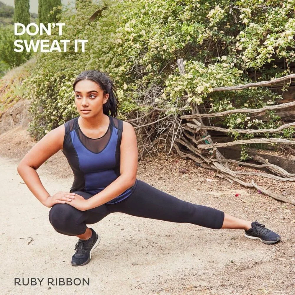 Ruby Ribbon Colorblock Tank ~ Large #1455 - Picture 2 of 11